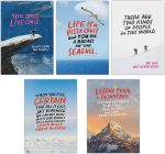 Em & Friends Pep Talk Postcard Book, 20 Postcards (2 Each 10 Styles), 5 x 7-inches - Image 3